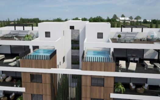 4 Bedroom penthouse apartment with roof garden for sale