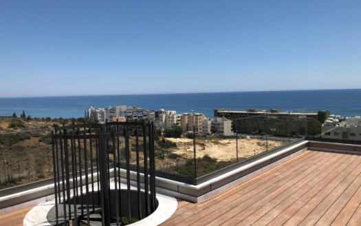 2 Bedroom penthouse with sea view and roof garden for sale