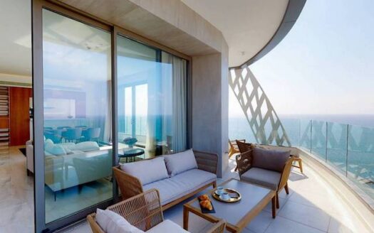 4 bedroom beach front penthouse in a tower for sale