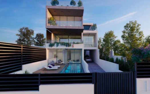Private 4 bedroom villa for sale in Agios Tychonas sea front