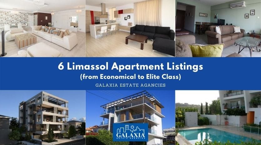 6 Limassol Apartment Listings (from Economical to Elite Class)